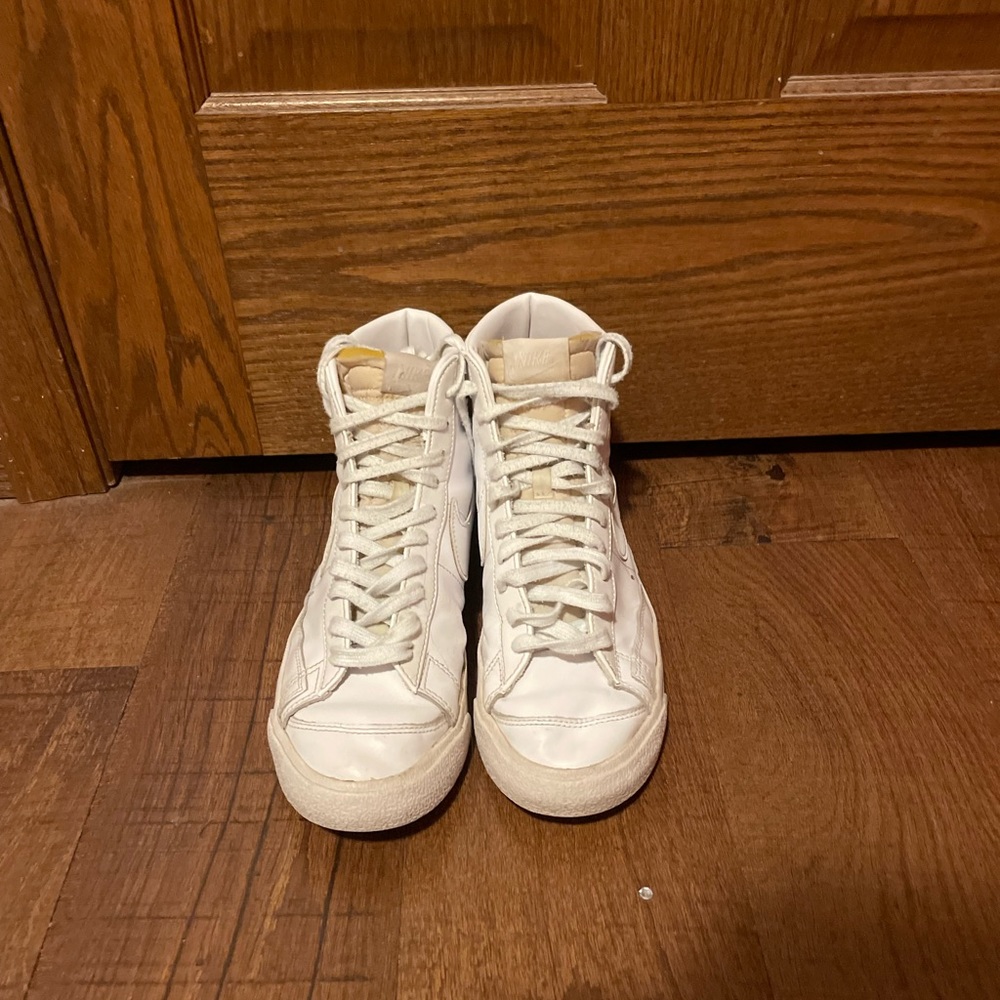 White nike blazers size 11W / size 9M